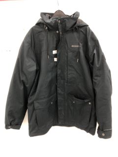 COLUMBIA INTERCHANGE INSULATED COAT WITH HOOD IN NAVY SIZE L - RRP £170