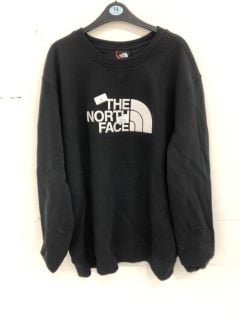 THE NORTH FACE EMBROIDERED SWEATSHIRT IN BLACK SIZE XL - RRP £90