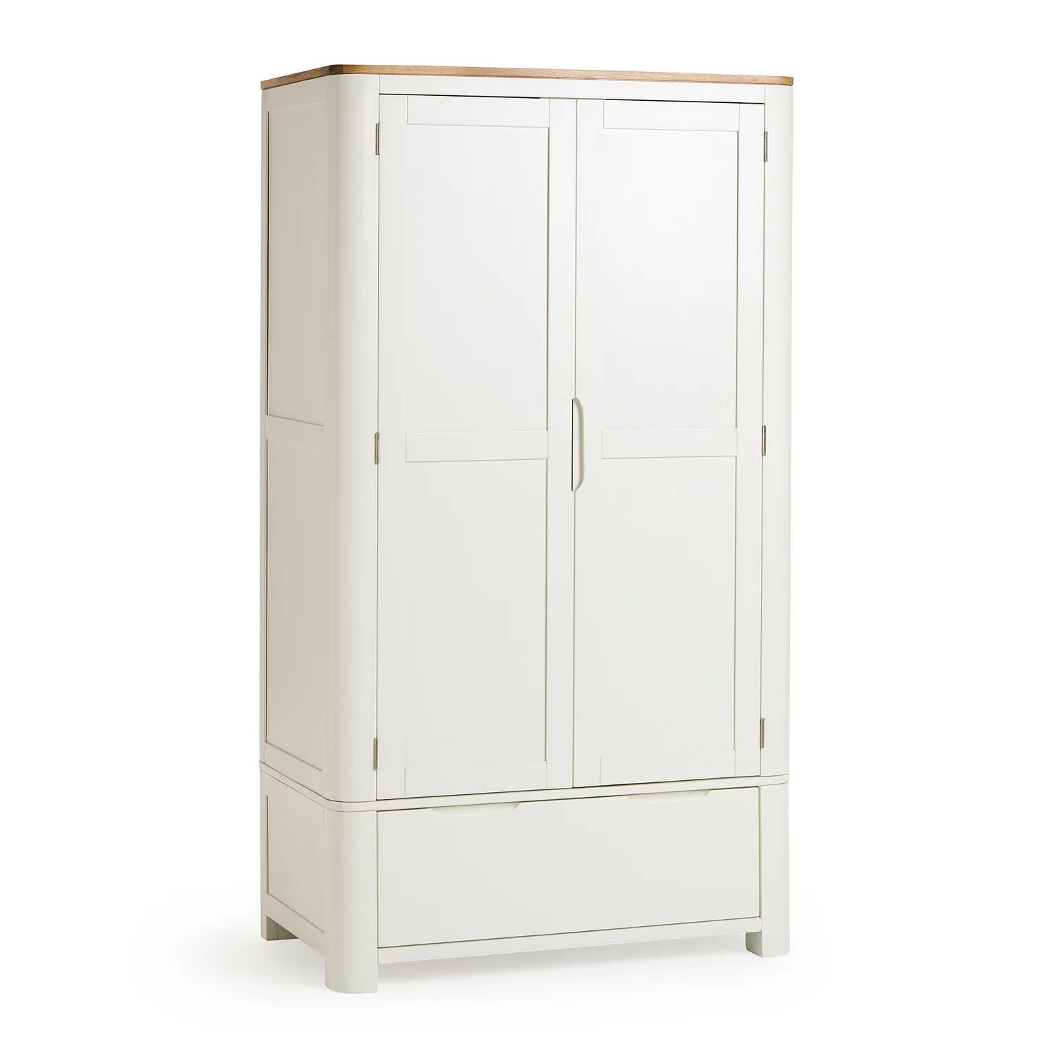 Hove Natural Oak and Painted Double Wardrobe RRP £849.99