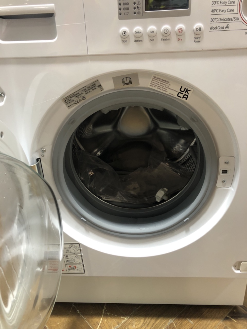 John Pye Auctions BOSCH INTEGRATED WASHING MACHINE WKD28352 RRP £999