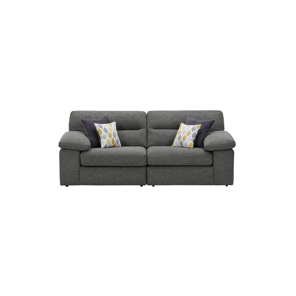 Sienna 3 Seater Electric Recliner Sofa Arm Unit in Grey fabric with USB charging portsRRP £999.99 RRP £999.99