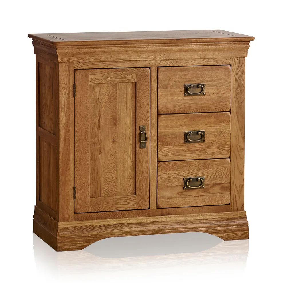 Canterbury Natural Solid Oak Storage Cabinet RRP £999.99