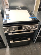 MONTPELLIER 60CM GAS COOKER SILVER MDOG60LS - RRP £419(COLLECTION OR OPTIONAL DELIVERY)