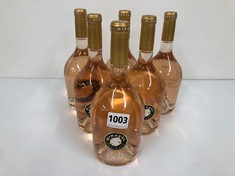 6 X BOTTLES OF MIRVAL PROVENCE 2022 750ML ABV 13%  (PLEASE NOTE: 18+YEARS ONLY. STRICTLY NO COURIER REQUESTS. COLLECTIONS MONDAY 12TH - FRIDAY 16TH FEBRUARY ONLY)