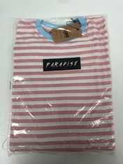 10 X JC PINK STRPE TEE L - PINK STRIPE - (XN517003) - RRP EACH £13.5(DELIVERY ONLY)