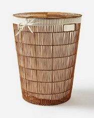 WOVEN LAUNDRY HAMPER (LR650701) - RRP EACH £72(DELIVERY ONLY)