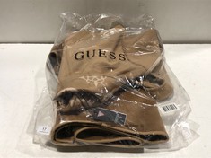GUESS WOMENS DOUBLE FACE WOOL BLEND COAT BEIGE SIZE S RRP £200