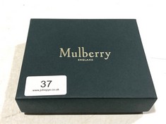 MULBERRY CLASSIC GRAINLEATHER SMALL ZIP AROUND PURSE BLACK RRP £210