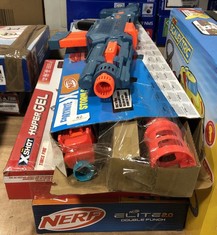 QUANTITY OF ASSORTED ITEMS TO INCLUDE NERF FORTNITE STORM SCOUT