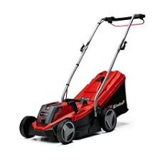 EINHELL POWER X-CHANGE 18/33 CORDLESS LAWNMOWER WITH BATTERY AND CHARGER - 18V, BRUSHLESS MOTOR, 33CM CUTTING WIDTH, 30L GRASS BOX, 5 CUTTING HEIGHTS - GE-CM 18/33 LI BATTERY LAWN MOWER.(DELIVERY ONL
