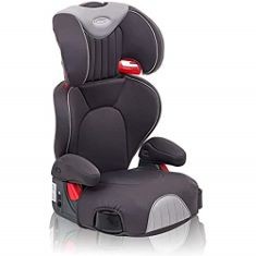 GRACO LOGICO L R44 HIGHBACK BOOSTER CAR SEAT WITH CUPHOLDERS, SUITABLE FROM APPROX. 4 TO 12 YEARS (15-36KG), BLACK FASHION.(DELIVERY ONLY)