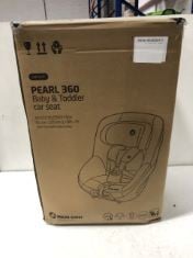 MAXI-COSI PEARL 360 BABY AND TODDLER CAR SEAT.(DELIVERY ONLY)