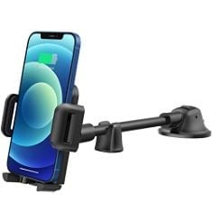 15X ANSTA CAR PHONE HOLDER, ADJUSTABLE ARMS WORK WITH MOST PHONES BETWEEN 4.0’’ AND 6.8’’, MOBILE PHONE HOLDER, INCLUDING IPHONE 11 PRO MAX/11 PRO/11/XS/XS MAX/XR/X/8 PLUS.(DELIVERY ONLY)
