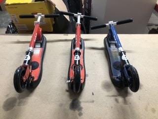 3X ELECTRIC FOLDING SCOOTERS