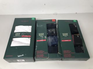 3 X ASSORTED TED BAKER ITEMS INC BOXER BRIEFS