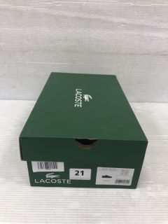 LACOSTE GRIPSHOT TRAINERS UK SIZE 8