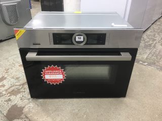BOSCH INTEGRATED COMPACT OVEN WITH MICROWAVE MODEL: CMG 656BS6B