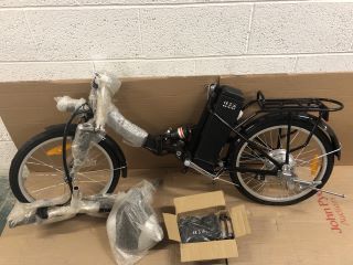 DILLENGER CHEETAH 20'' FOLDING BIKE WITH 250W MID DRIVE MOTOR, 24V 12AH BATTERY IN BLACK WITH CHARGER  APPROX RRP: £600