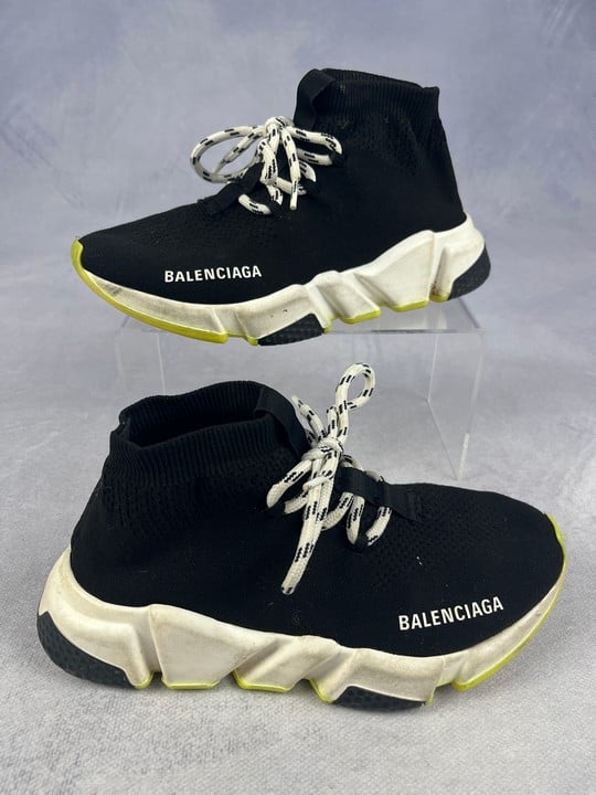 Balenciaga Speed Lace Sneakers - Size UK 3 (VAT ONLY PAYABLE ON BUYERS PREMIUM)
