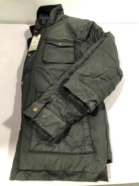 John Pye Auctions - RAGING BULL MEN'S WAXED JACKET BLACK 3XL ( LOCATION ROW 2)