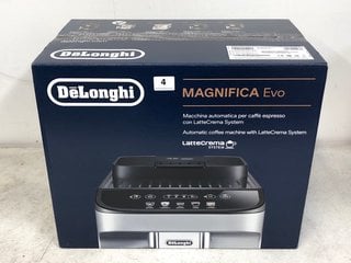 DELONGHI MAGNIFICA EVO FULLY AUTOMATIC BEAN-TO-CUP COFFEE MACHINE - MODEL ECAM290.61.SB - RRP £549: LOCATION - BOOTH