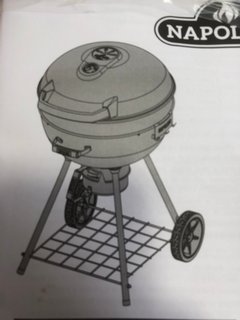 NAPOLEON PRO22K-LEG-2 OUTDOOR CHARCOAL GRILL - RRP £315.99: LOCATION - BR1