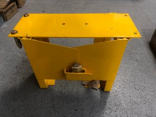 LEFT HAND TRACTOR SAFE IN YELLOW: LOCATION - BR2