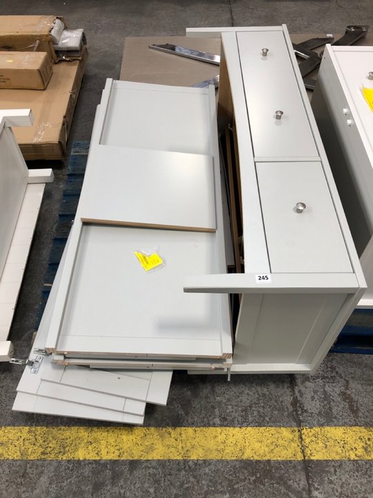 John Pye Auctions M&S HASTINGS TRIPLE WARDROBE IN GREY LOCATION B5