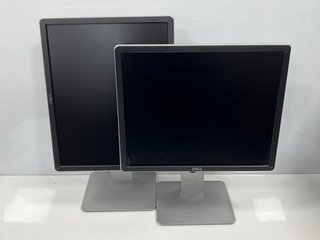 2 X DELL 19" LCD MONITORS IN BLACK: MODEL NO P1914SF (UNIT ONLY) [JPTM108394]