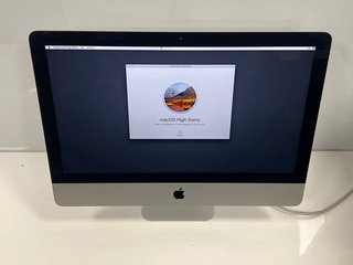 APPLE IMAC 21.5-INCH, LATE 2012 PC IN SILVER: MODEL NO A1418 (WITH POWER CABLE) 21.5" SCREEN [JPTM109717]