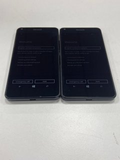 X2 MICROSOFT LUMIA 640 SMARTPHONE IN BLACK: MODEL NO RM-1072 (UNITS ONLY) [JPTM109775]