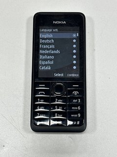 NOKIA 301.1 MOBILE PHONE IN BLACK: MODEL NO RM-840 (UNIT ONLY) [JPTM109700]