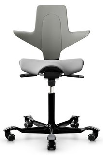 HAG CAPSICO PULS 8020 TASK OFFICE CHAIR IN CLAY AND BLACK - RRP £552: LOCATION - C2