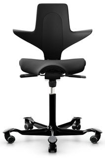HAG CAPSICO PULS 8020 TASK OFFICE CHAIR IN BLACK - RRP £552: LOCATION - C2