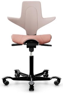 HAG CAPSICO PULS 8020 TASK OFFICE CHAIR IN PINK AND BLACK - RRP £552: LOCATION - C2
