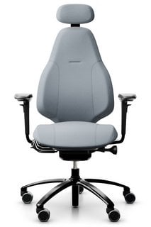 RH MEREO 220 TASK OFFICE CHAIR IN LIGHT GREY - RRP £1129: LOCATION - C2