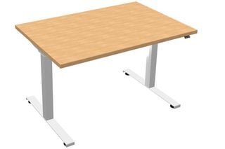 DRIVE ELECTRIC SIT-STAND DESK IN BEECH - RRP £924: LOCATION - C2