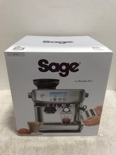SAGE SES878SST THE BARISTA PRO BEAN TO CUP COFFEE MACHINE - RRP £720.00: LOCATION - E1