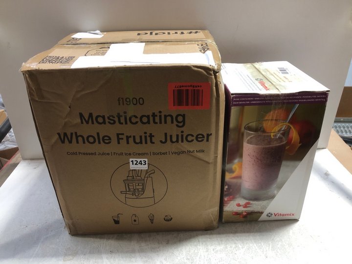 John Pye Auctions MASTICATING WHOLE FRUIT JUICER FOR PRESSED JUICE & FRUIT ICE CREAM TO