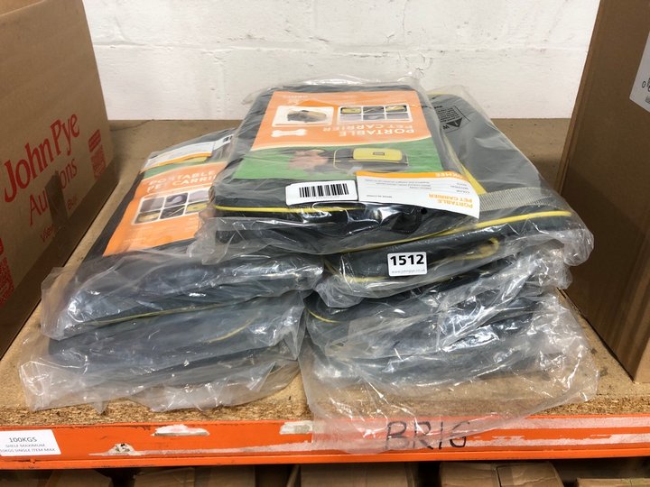 John Pye Auctions QTY OF OKMEE PORTABLE PET CARRIERS FOLDABLE IN GREY