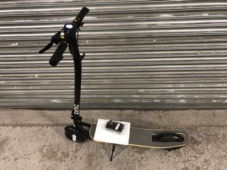 ZINC FOLDING ELECTRIC SWIFT PLUS SCOOTER IN BLACK - RRP £350: LOCATION - A1