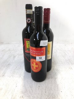 (COLLECTION ONLY) 5 X BOTTLES OF RED WINE TO INCLUDE CHIANTI CLASSICO & CHATEAUNEUF DU PAPE (PLEASE NOTE: 18+YEARS ONLY. ID MAY BE REQUIRED): LOCATION - BR1