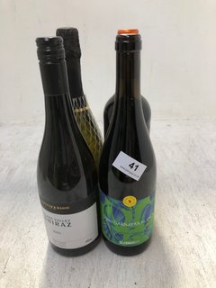 (COLLECTION ONLY) 4 X ASSORTED WINES TO INCLUDE ORGANIC GARNATXA BLANCA 75CL 13% & OTRA TIERRA MERLOT 75CL 12.5% (PLEASE NOTE: 18+YEARS ONLY. ID MAY BE REQUIRED): LOCATION - BR2