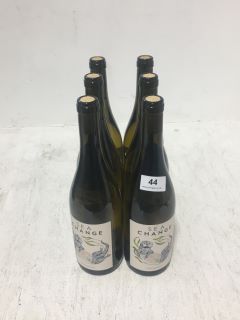 (COLLECTION ONLY) 6 X BOTTLES OF SEA CHANGE ORGANIC WHITE WINE 75CL 13% (PLEASE NOTE: 18+YEARS ONLY. ID MAY BE REQUIRED): LOCATION - BR2