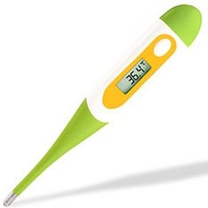 54 X EASY@HOME DIGITAL ORAL THERMOMETER, RECTAL OR UNDERARM BODY TEMPERATURE MEASUREMENT, FOR BABY, CHILD AND ADULT (GREEN), BT-A21CN - TOTAL RRP £220: LOCATION - A RACK