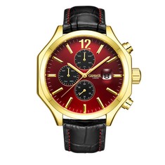 GAMAGES OF LONDON LIMITED EDITION HAND ASSEMBLED OPULENCE AUTOMATIC GOLD RED RRP £695 SKU:GA1413: LOCATION - A10