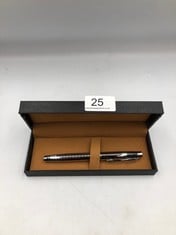 RUCKSTUHL STAINLESS STEEL LUXURY PEN IN GIFT BOX - HAND ASSEMBLED .: LOCATION - A RACK
