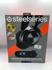 STEELSERIES ARCTIS NOVA PRO WIRELESS - MULTI-SYSTEM GAMING HEADSET - PREMIUM HI-FI DRIVERS - ACTIVE NOISE CANCELLATION - INFINITY POWER SYSTEM - PC, PS5, PS4, SWITCH, MOBILE.: LOCATION - A RACK