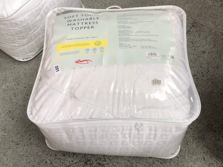 John Pye Auctions JOHN LEWIS & PARTNERS SOFT TOUCH WASHABLE MATTRESS