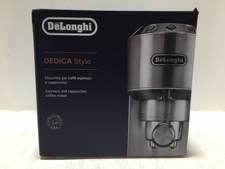 DELONGHI DEDICA STYLE ESPRESSO & CAPPUCCINO MACHINE IN GREY - RRP: £249.00: LOCATION - BR17